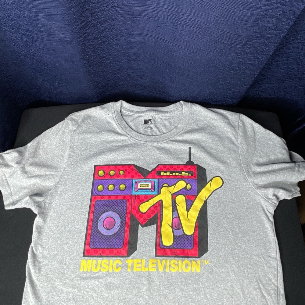 MTV Heather Gray Tee